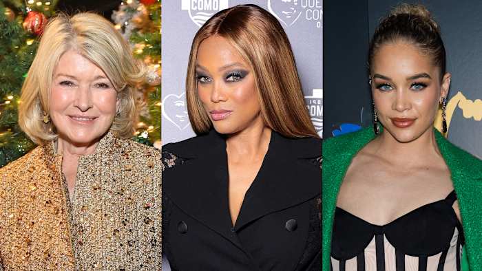 Martha Stewart, Tyra Banks and Jasmine Sanders